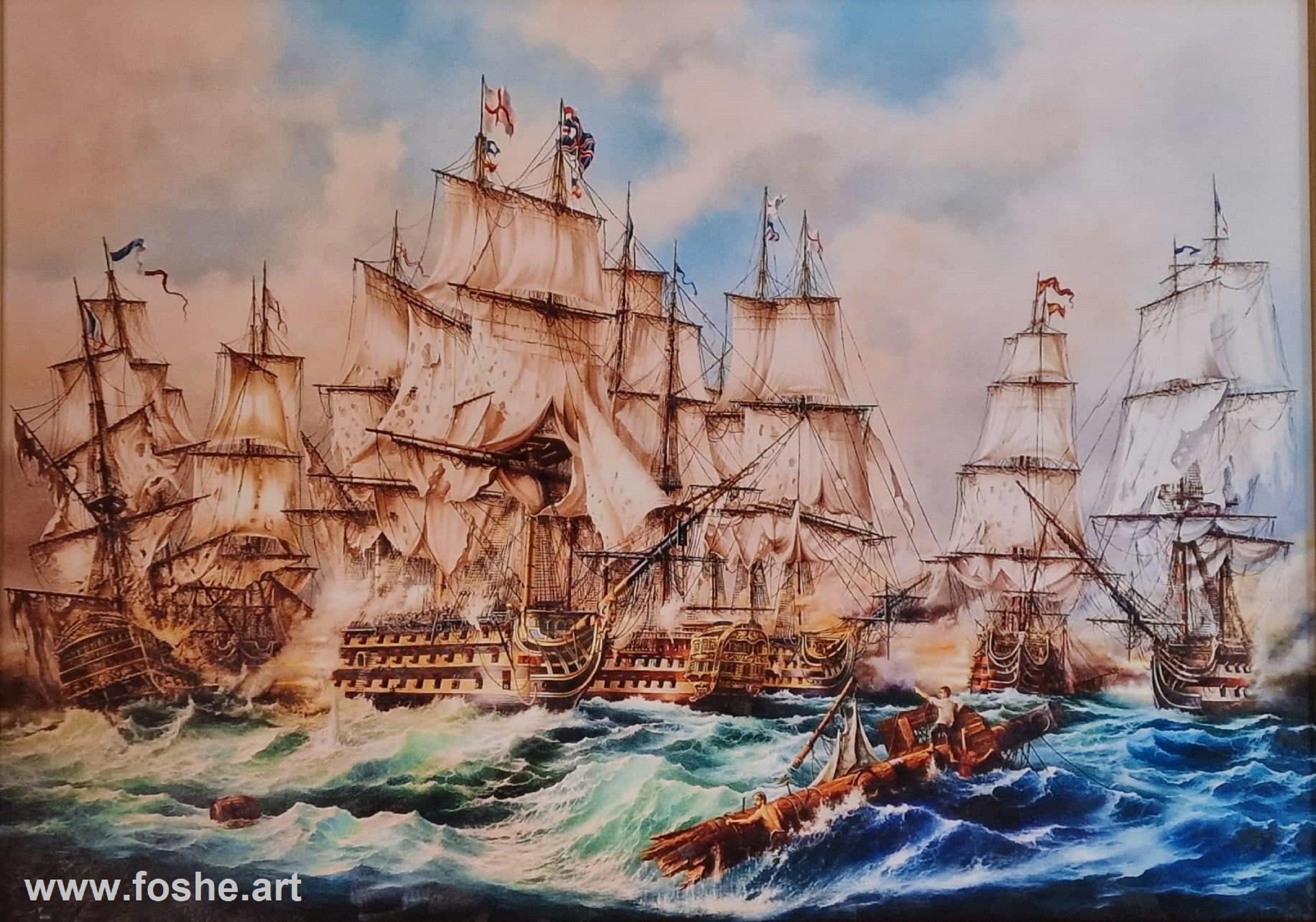 BATTLE OF TRAFFALGAR (4) Foshe ART