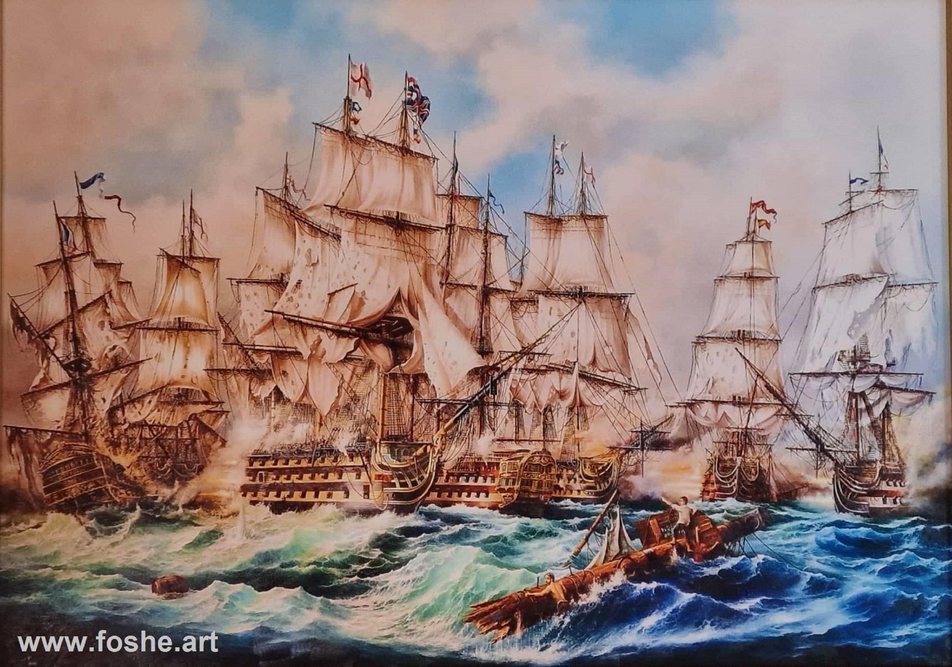 BATTLE OF TRAFFALGAR (4) Foshe ART
