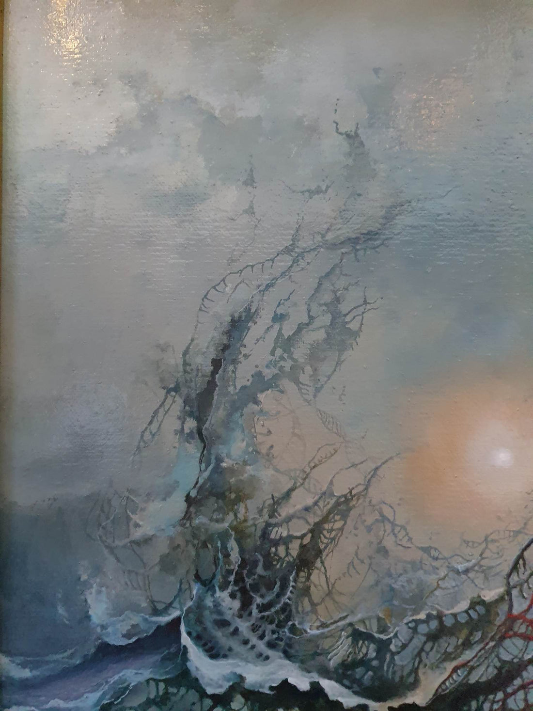 Original oil painting framed "2020" Foshe ART