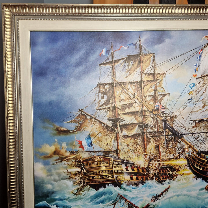 BATTLE OF TRAFALGAR (Framed) Foshe ART