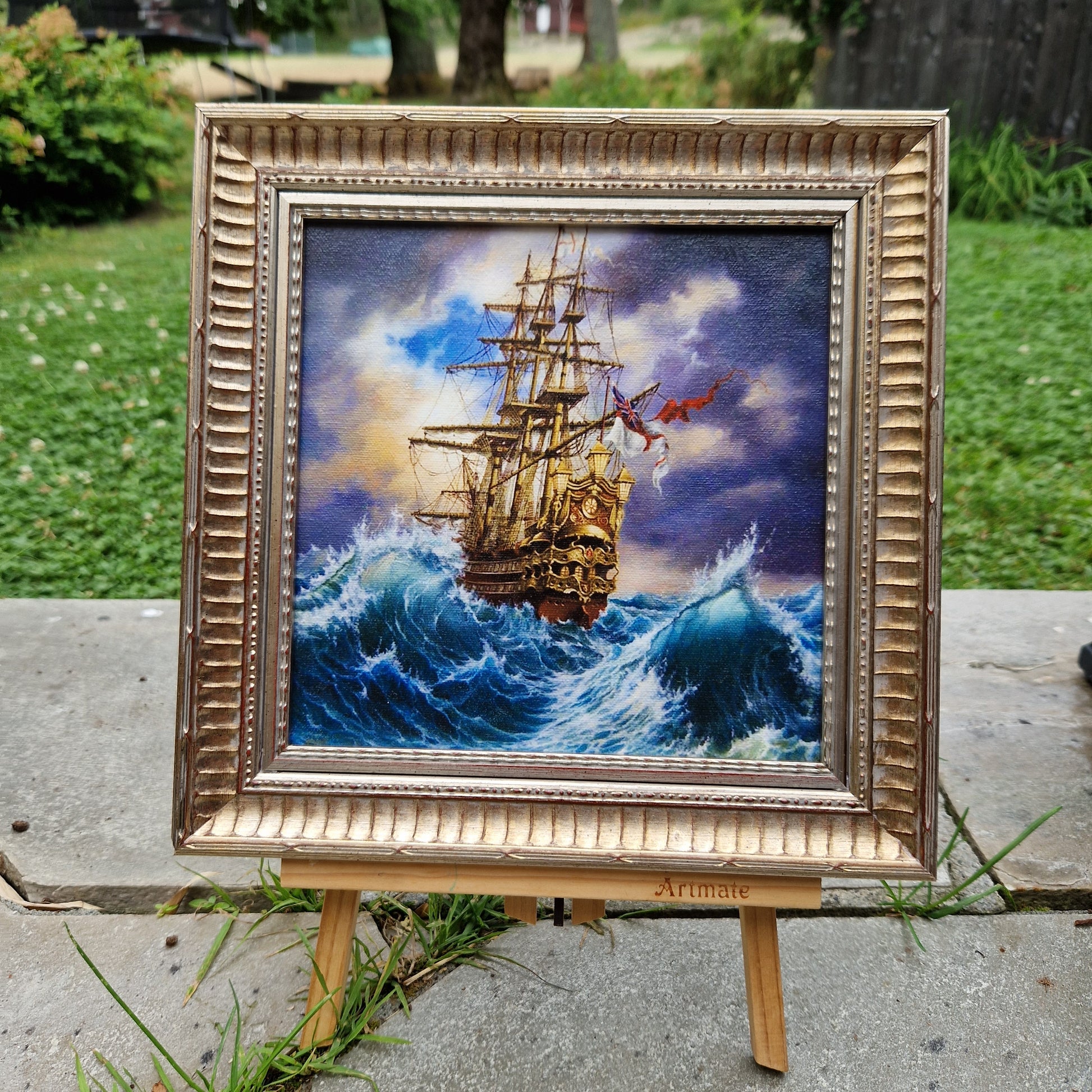 COMING HOME with frame Foshe ART