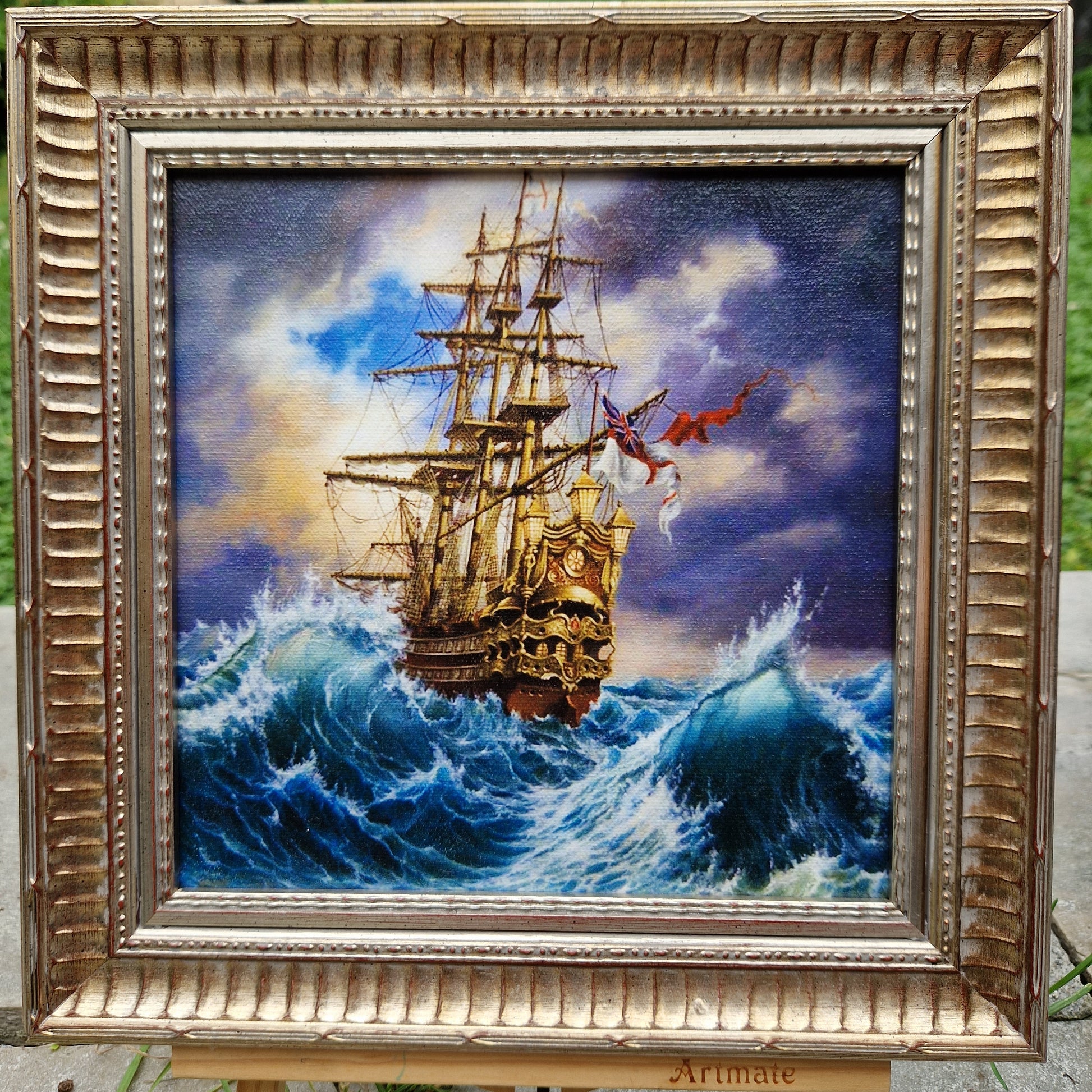 COMING HOME with frame Foshe ART