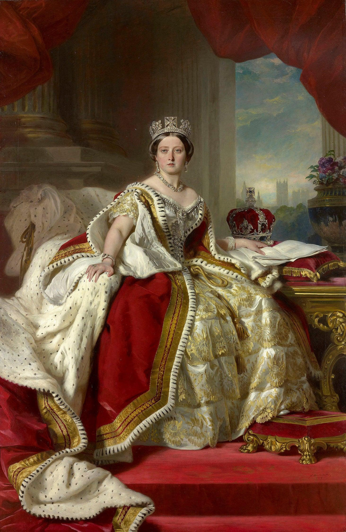ROYAL PORTRAIT FOR HER Foshe Print ART