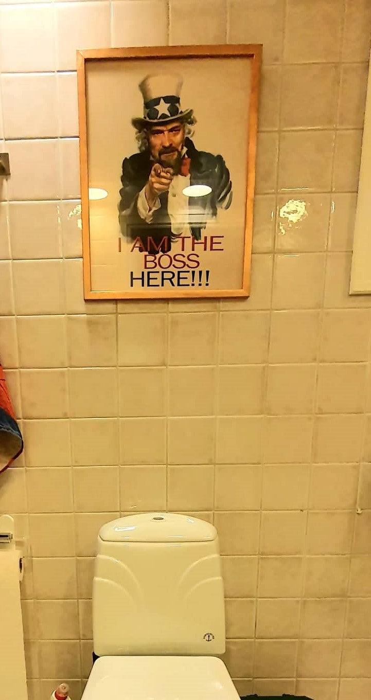 UNCLE SAM Foshe Print ART