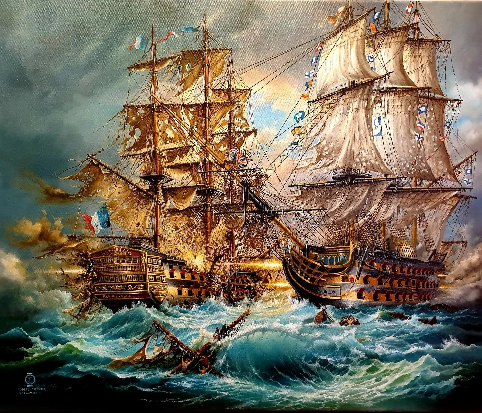 BATTLE OF TRAFALGAR (2) Foshe ART
