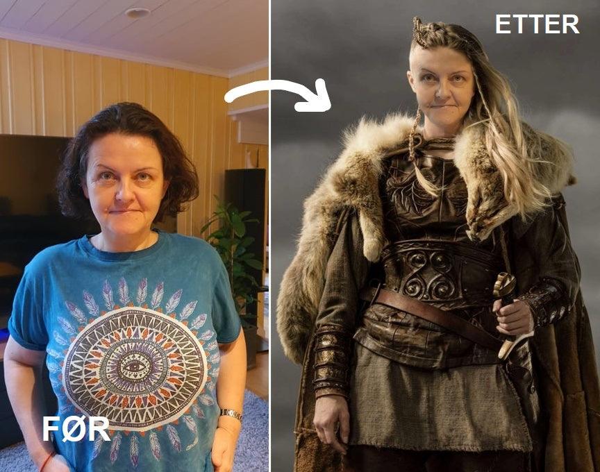 SHIELD-MAIDEN PORTRAIT Foshe Print ART