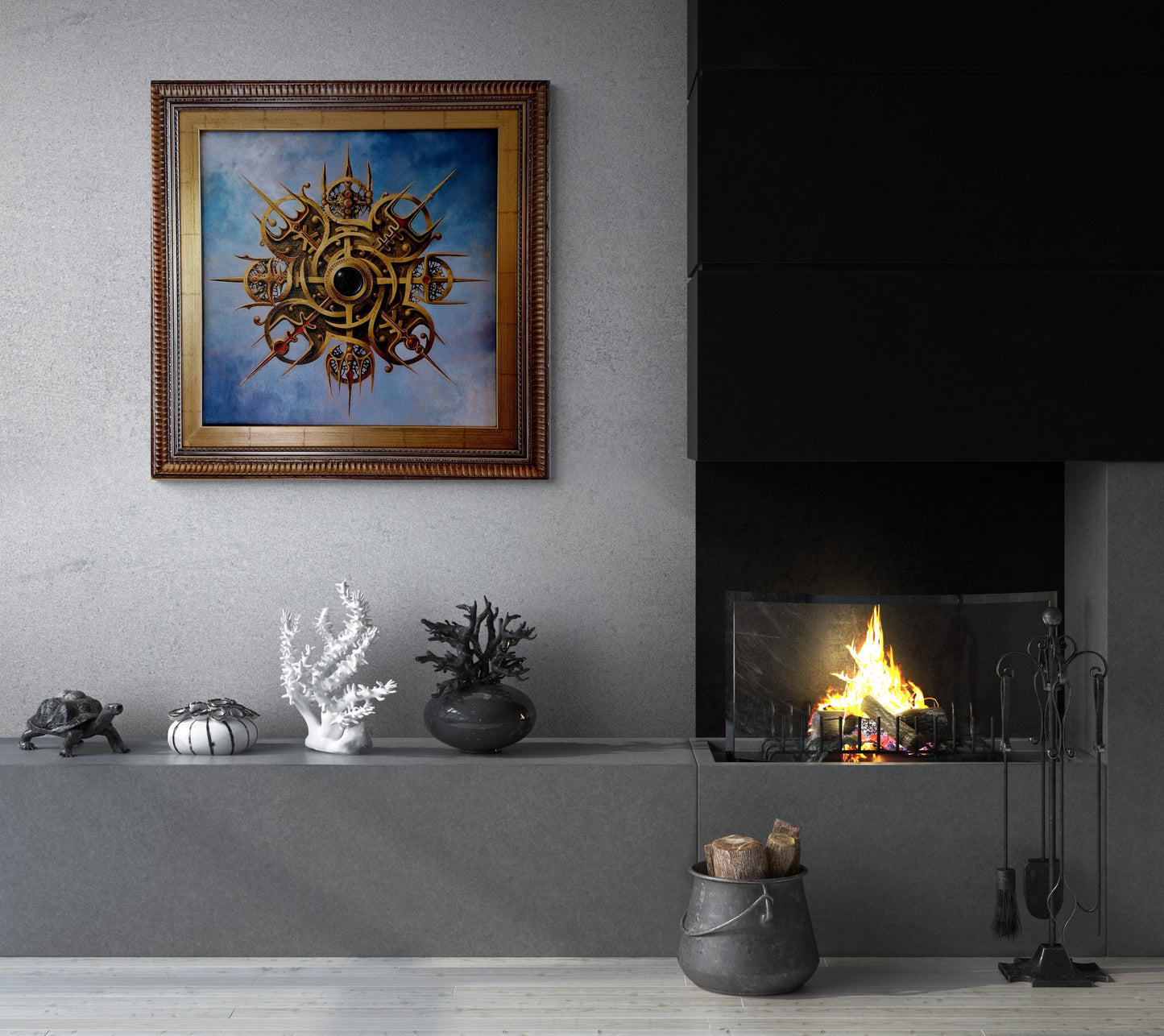 VALHALLA HEART - Viking Compass Foshe ART