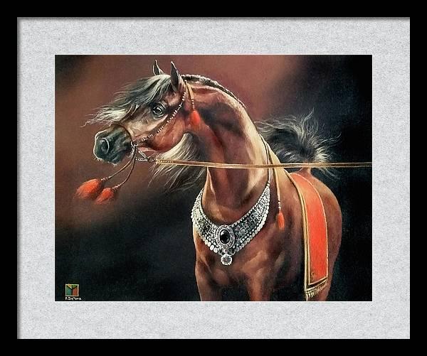 BROWN ARABIAN HORSE Foshe ART