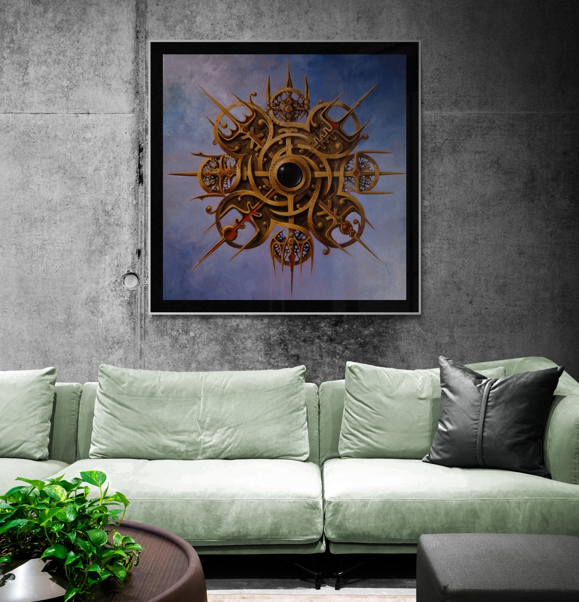 VALHALLA HEART - Viking Compass Foshe ART