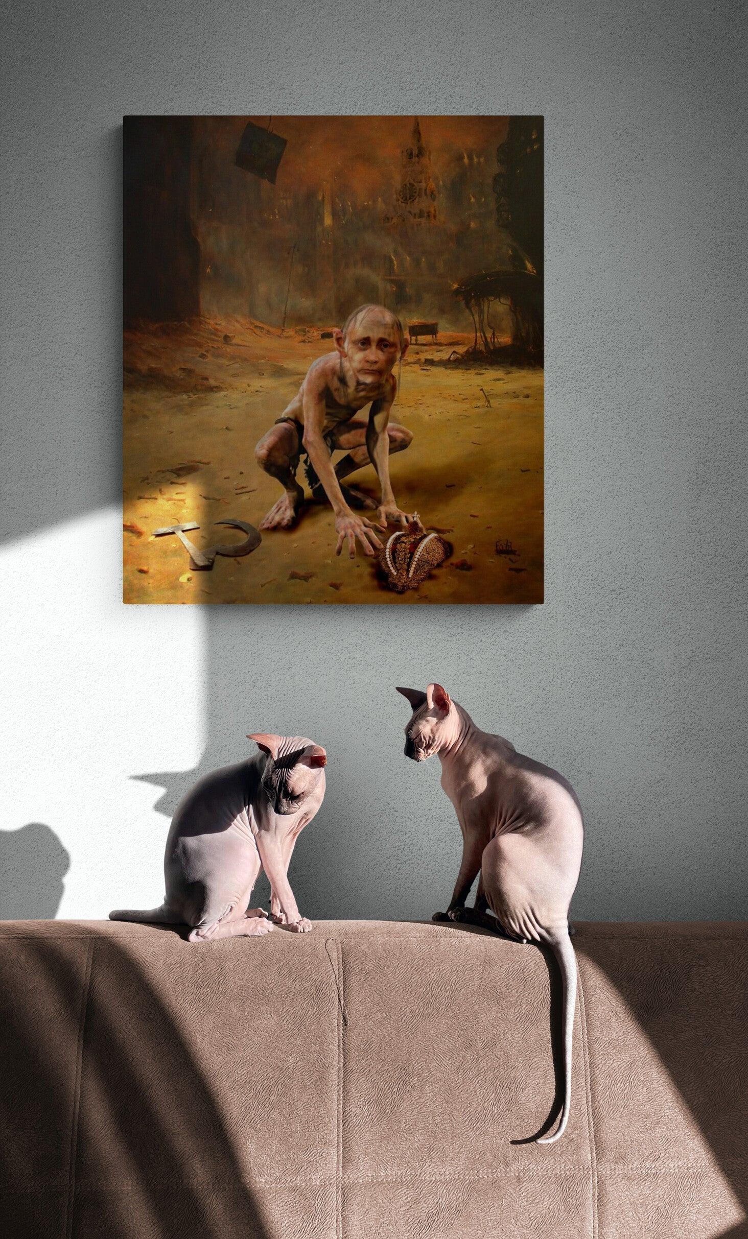 VLADIMIR PUTIN - inevitable future Foshe Print ART