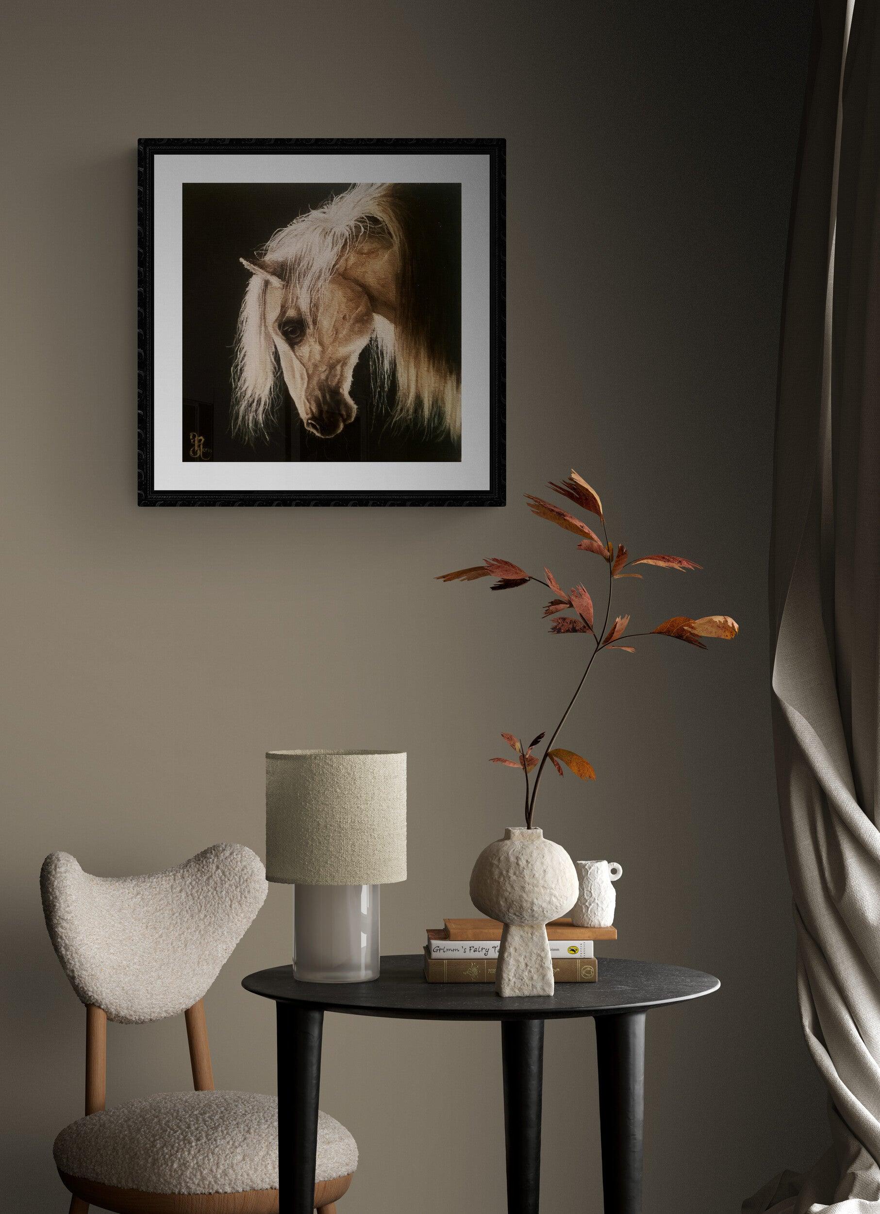 WHITE HORSE HEAD (1) Foshe ART