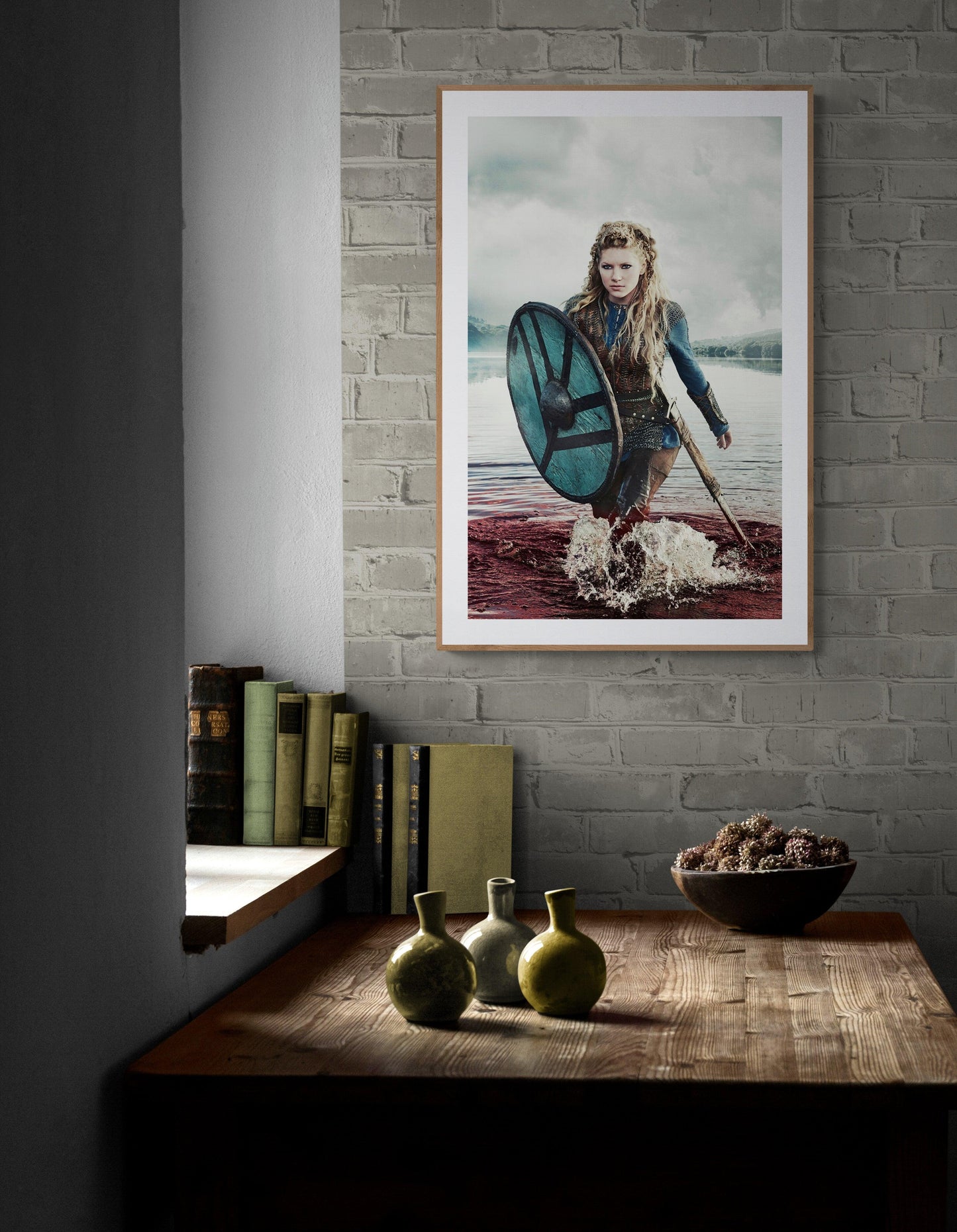 SHIELD-MAIDEN PORTRAIT Foshe Print ART