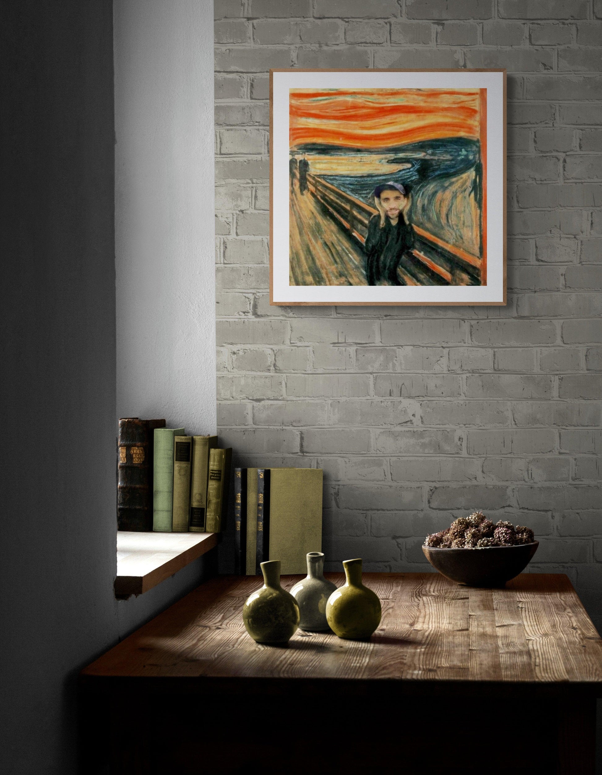 SCREAM PORTRAIT Foshe Print ART