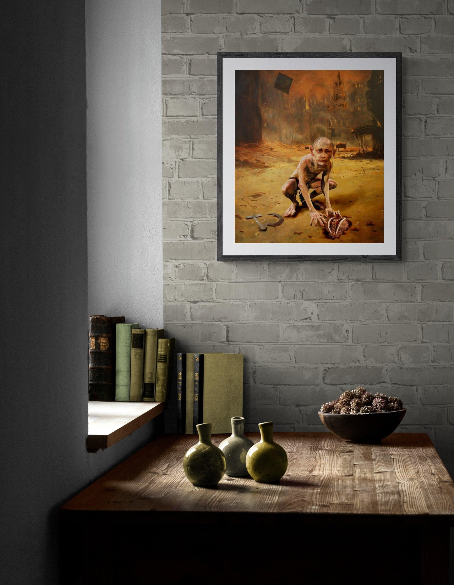 VLADIMIR PUTIN - inevitable future Foshe Print ART