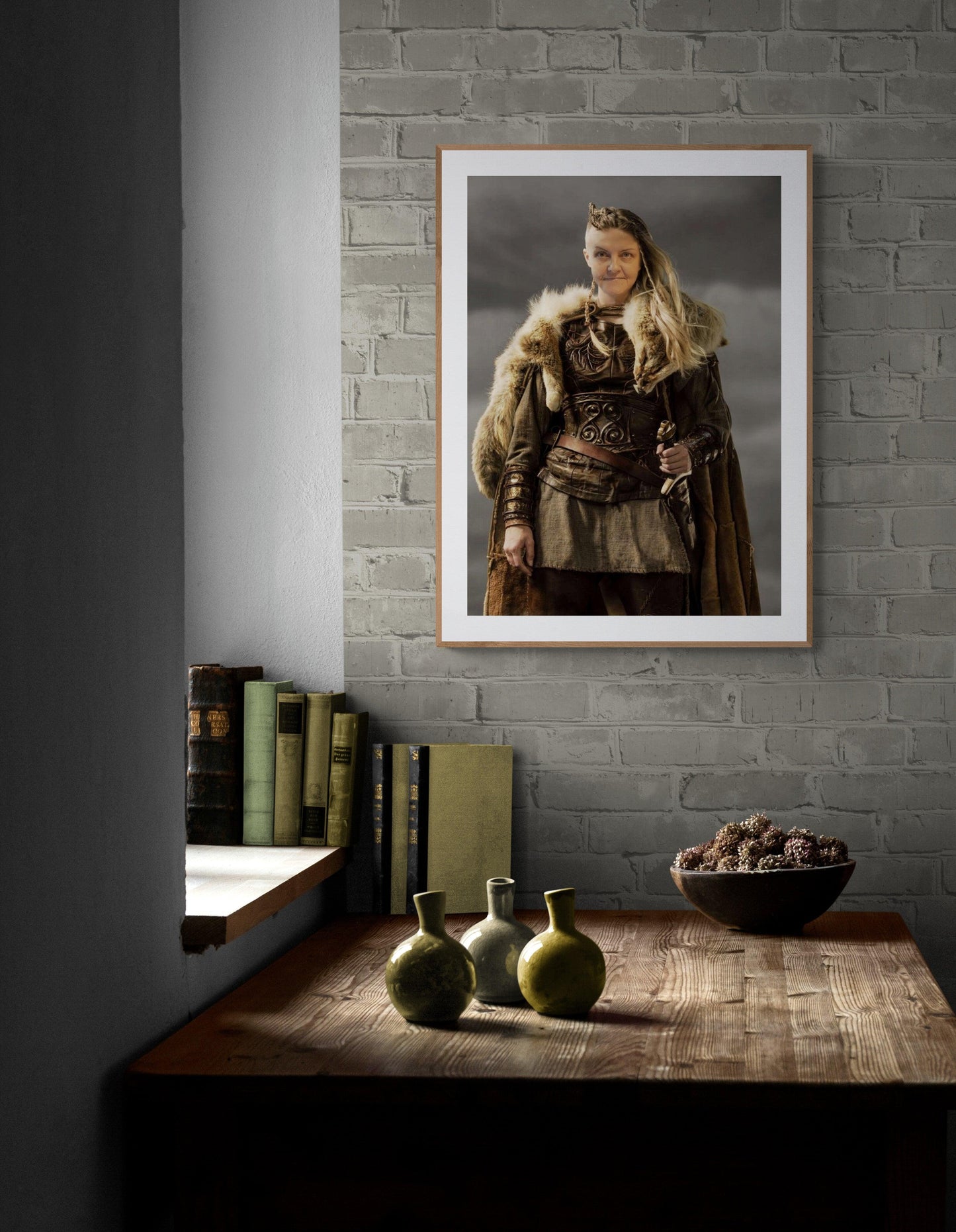 SHIELD-MAIDEN PORTRAIT Foshe Print ART