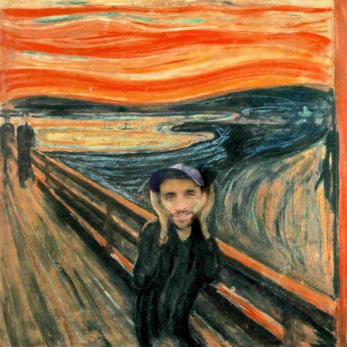 SCREAM PORTRAIT Foshe Print ART