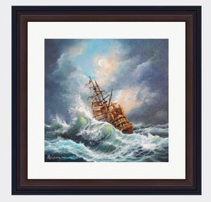SHIP AT SEA (2) Foshe ART