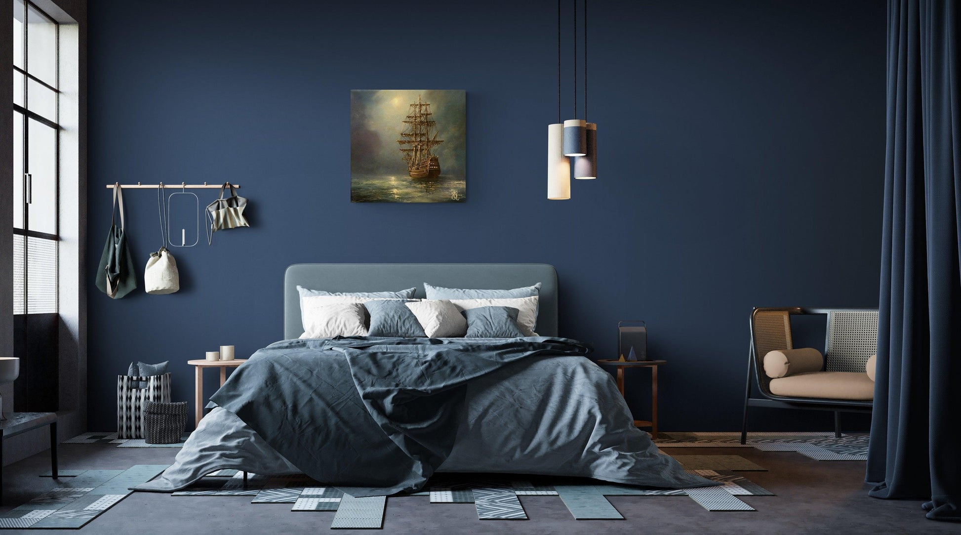 SHIP AT NIGHT Foshe ART