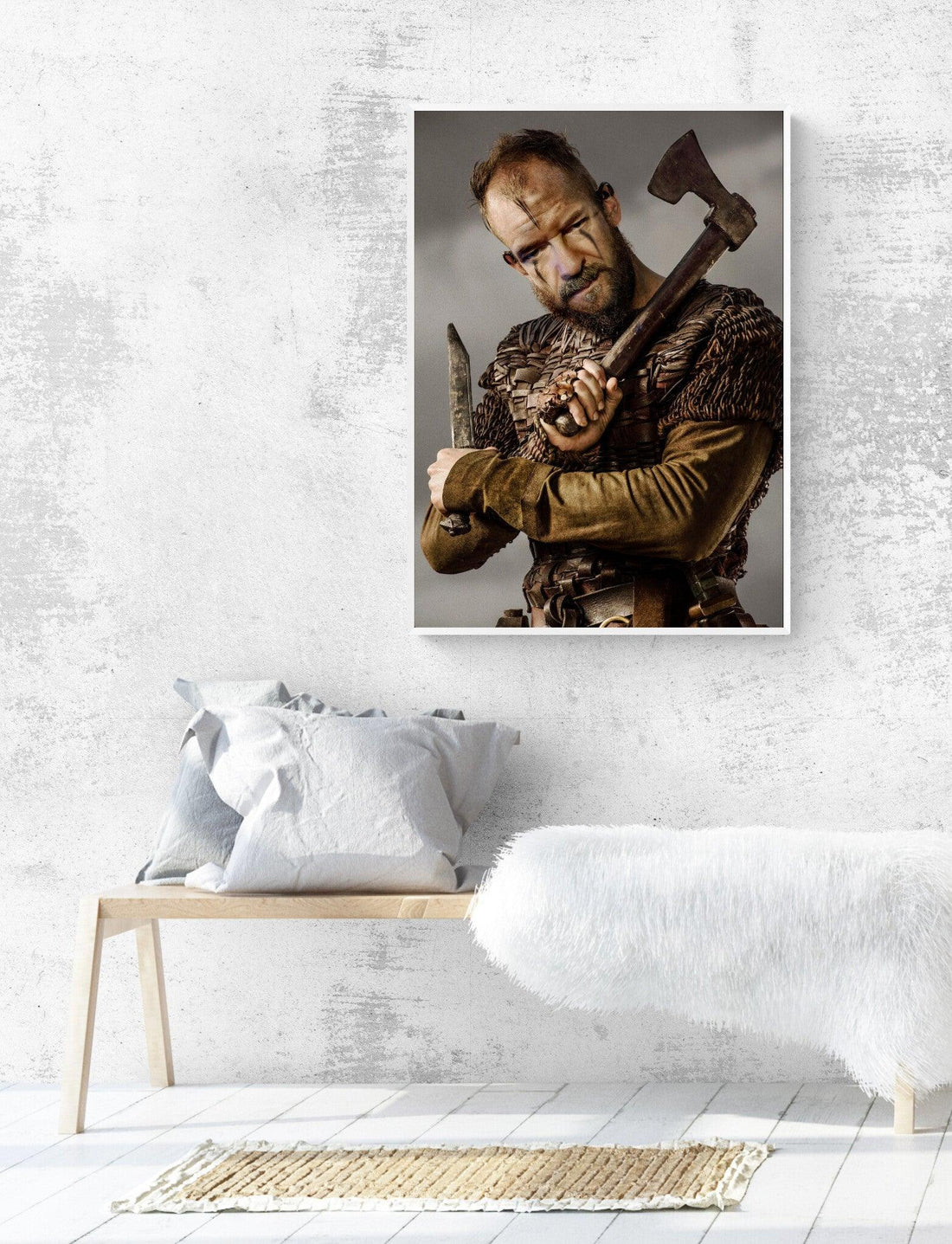 VIKING PORTRAIT Foshe Print ART