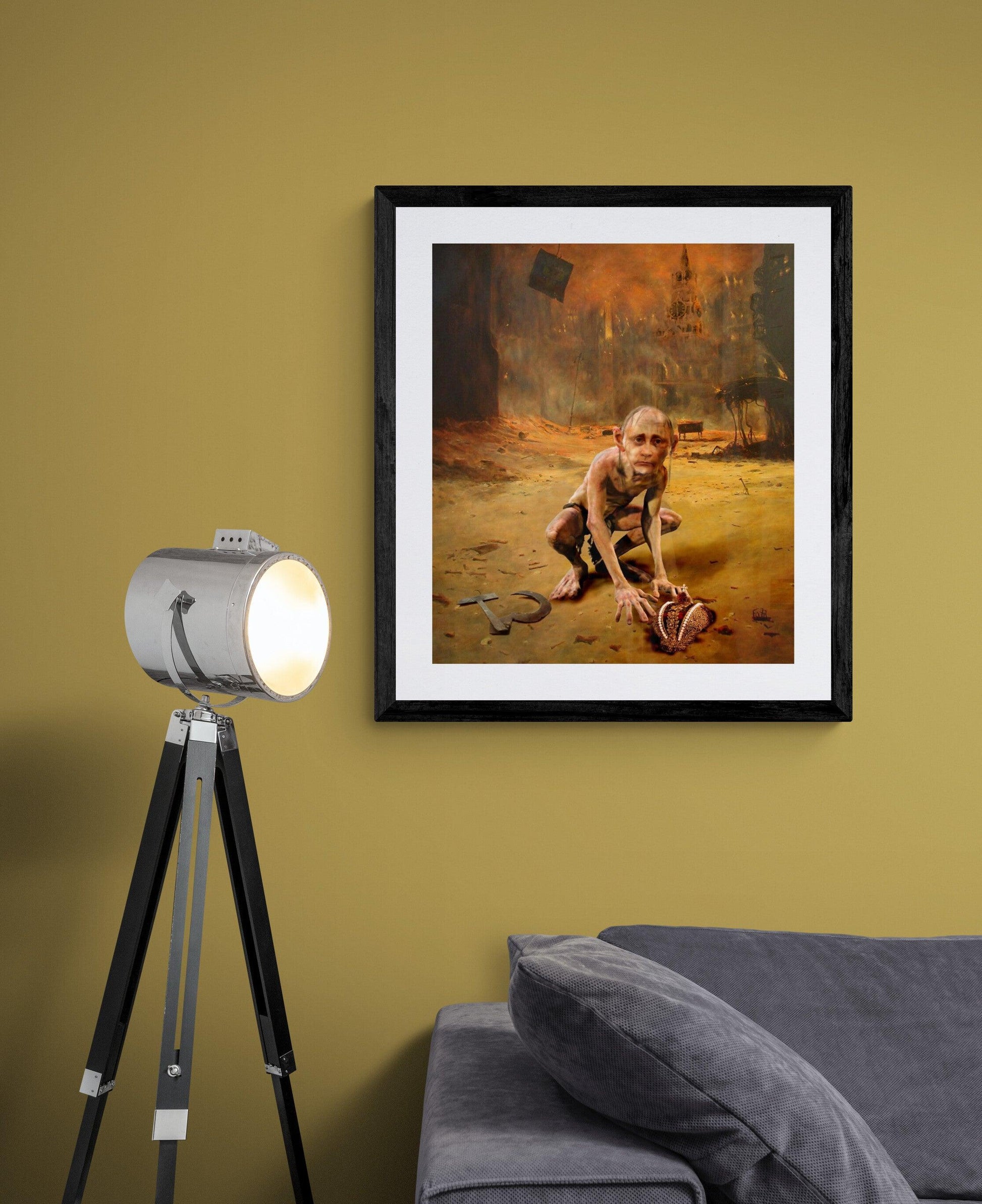 VLADIMIR PUTIN - inevitable future Foshe Print ART