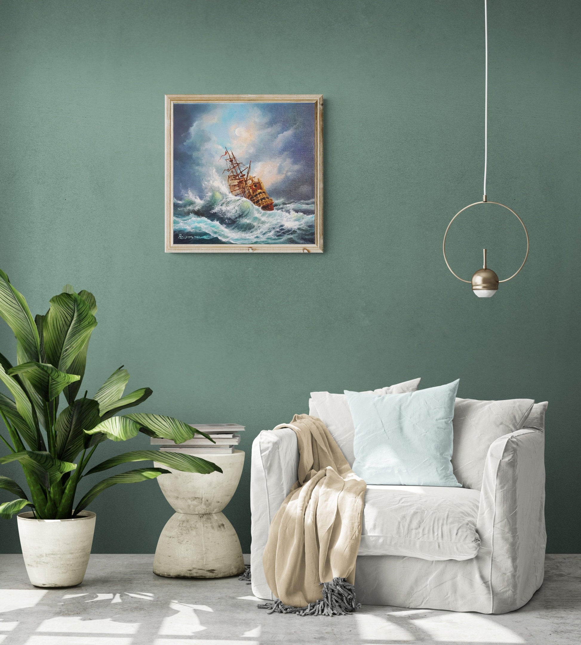 SHIP AT SEA (2) Foshe ART