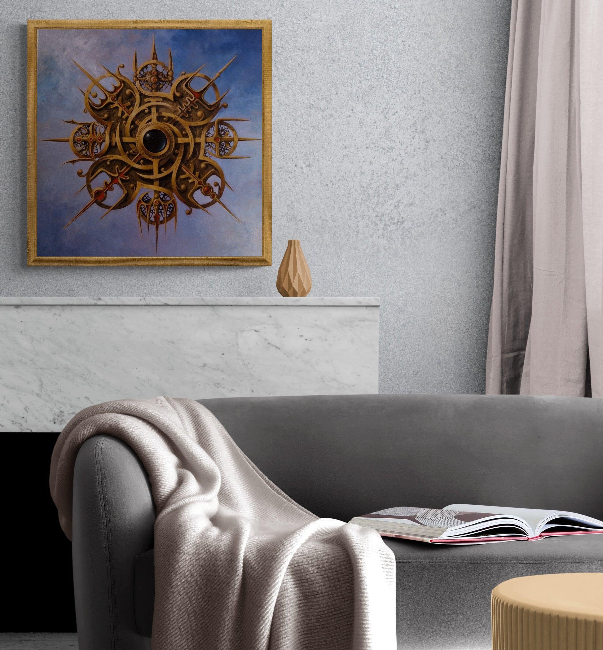 VALHALLA HEART - Viking Compass Foshe ART