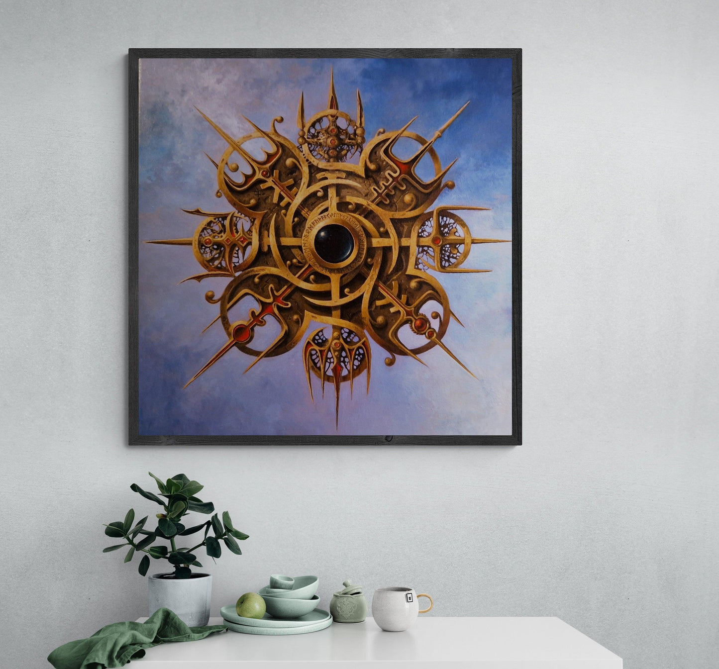 VALHALLA HEART - Viking Compass Foshe ART