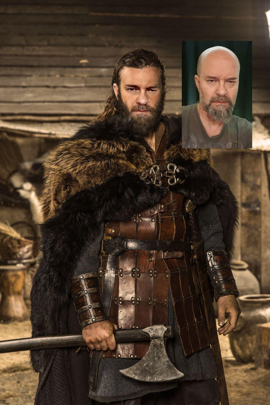 VIKING PORTRAIT Foshe Print ART