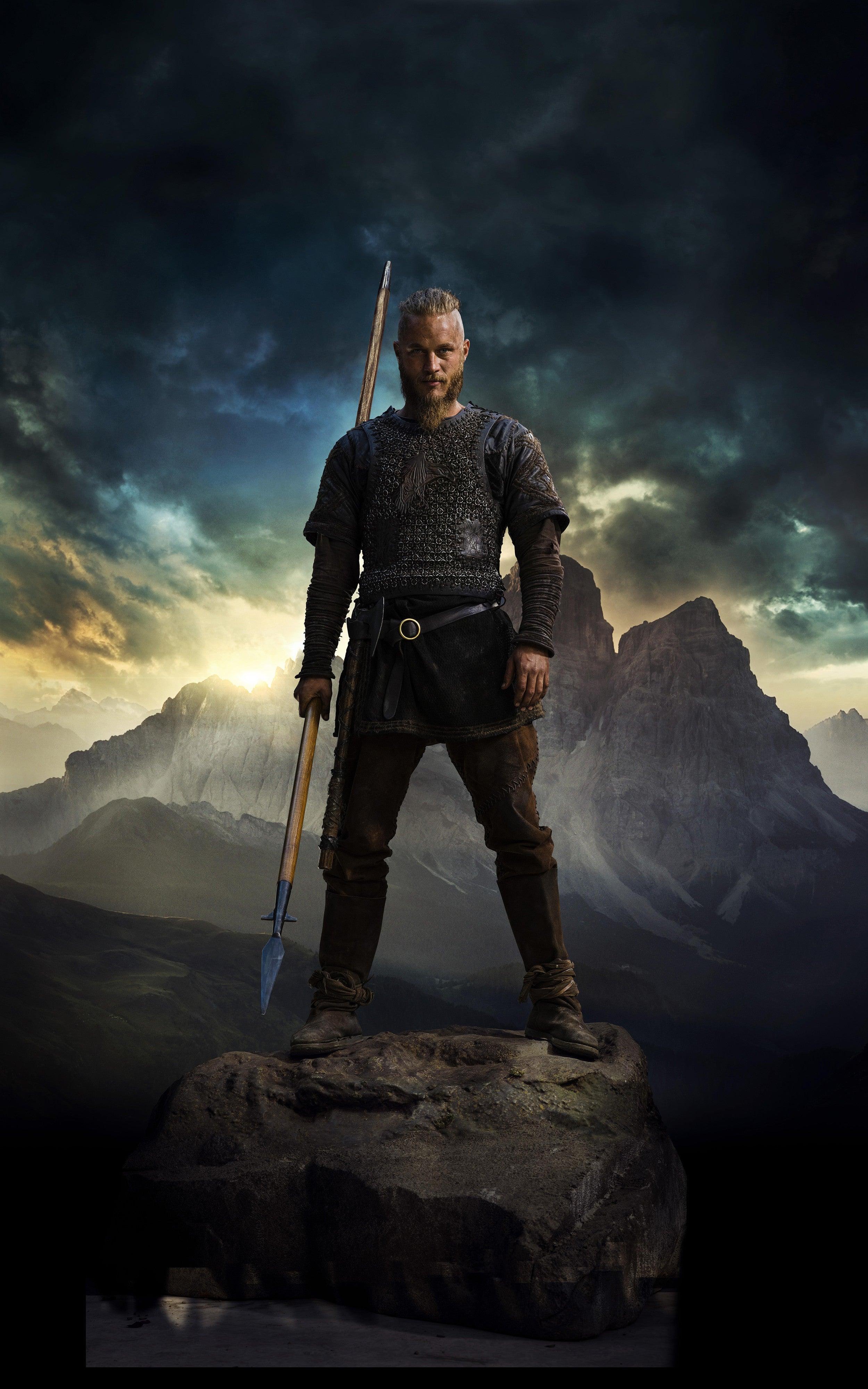 VIKING PORTRAIT Foshe Print ART