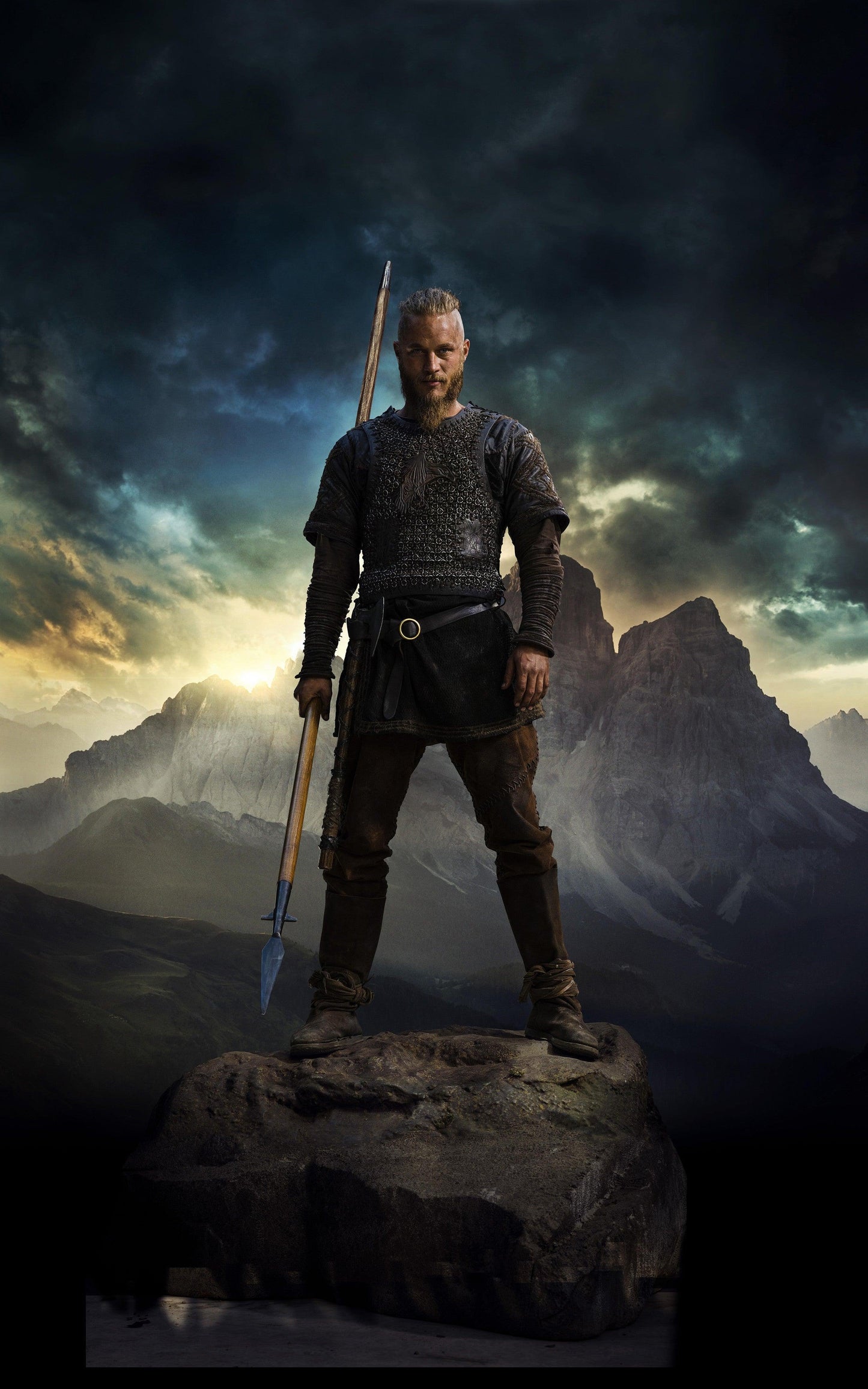 VIKING PORTRAIT Foshe Print ART