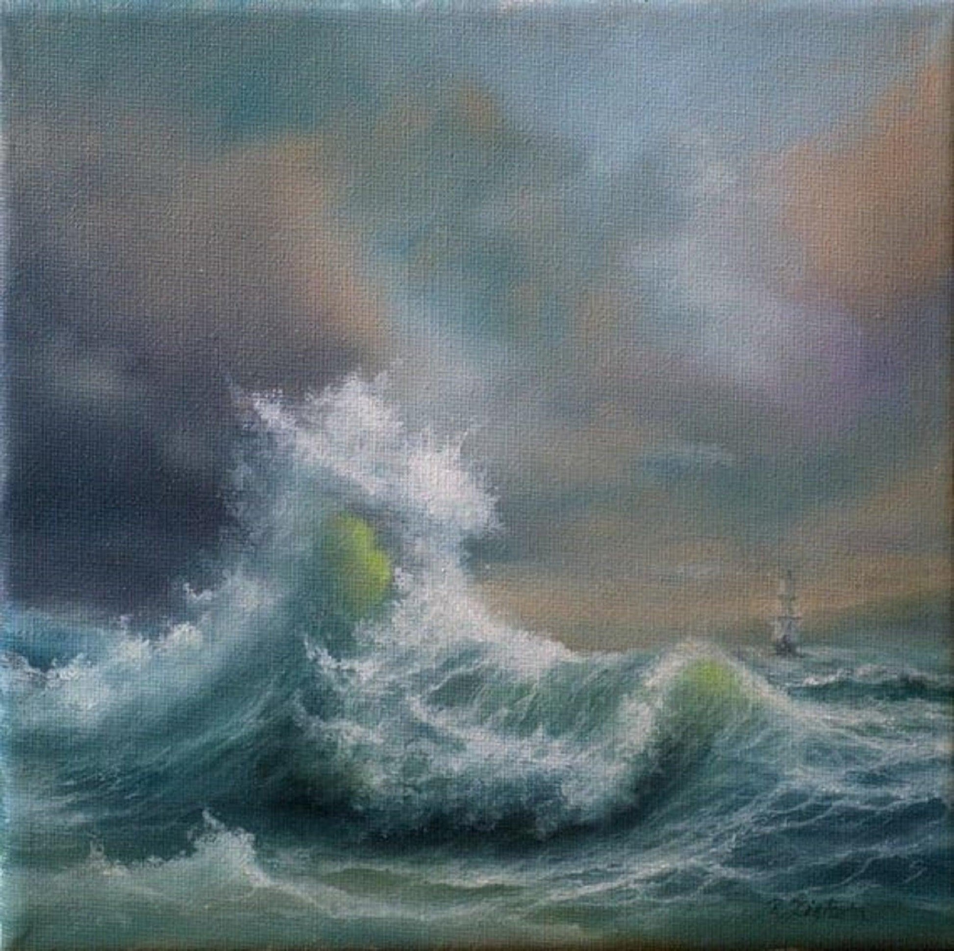 WHITE WAVE Foshe ART