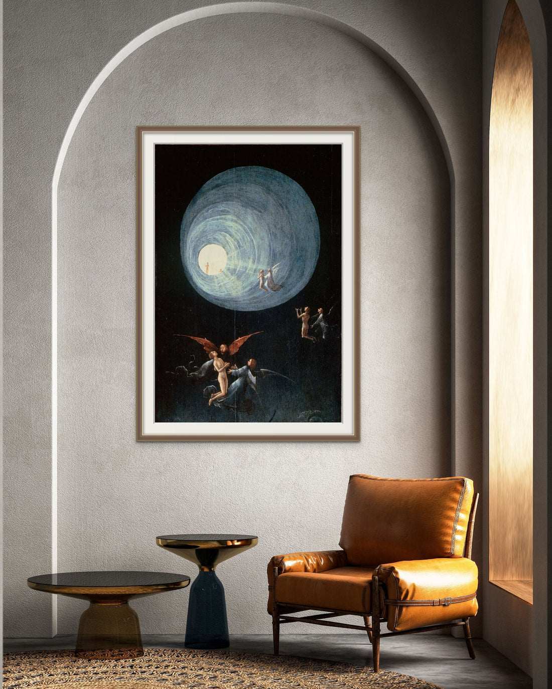 Hieronymus Bosch - Ascent of the Blessed (1504) - Classic Painting Photo Poster Print Art Gift Wall Home Decor NDE Near Death Experience FOSHE ART