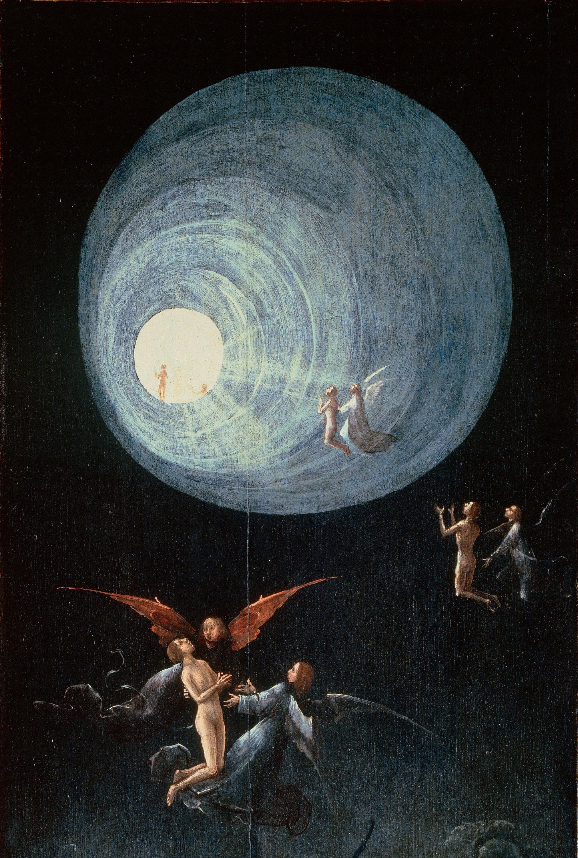 Hieronymus Bosch - Ascent of the Blessed (1504) - Classic Painting Photo Poster Print Art Gift Wall Home Decor NDE Near Death Experience FOSHE ART