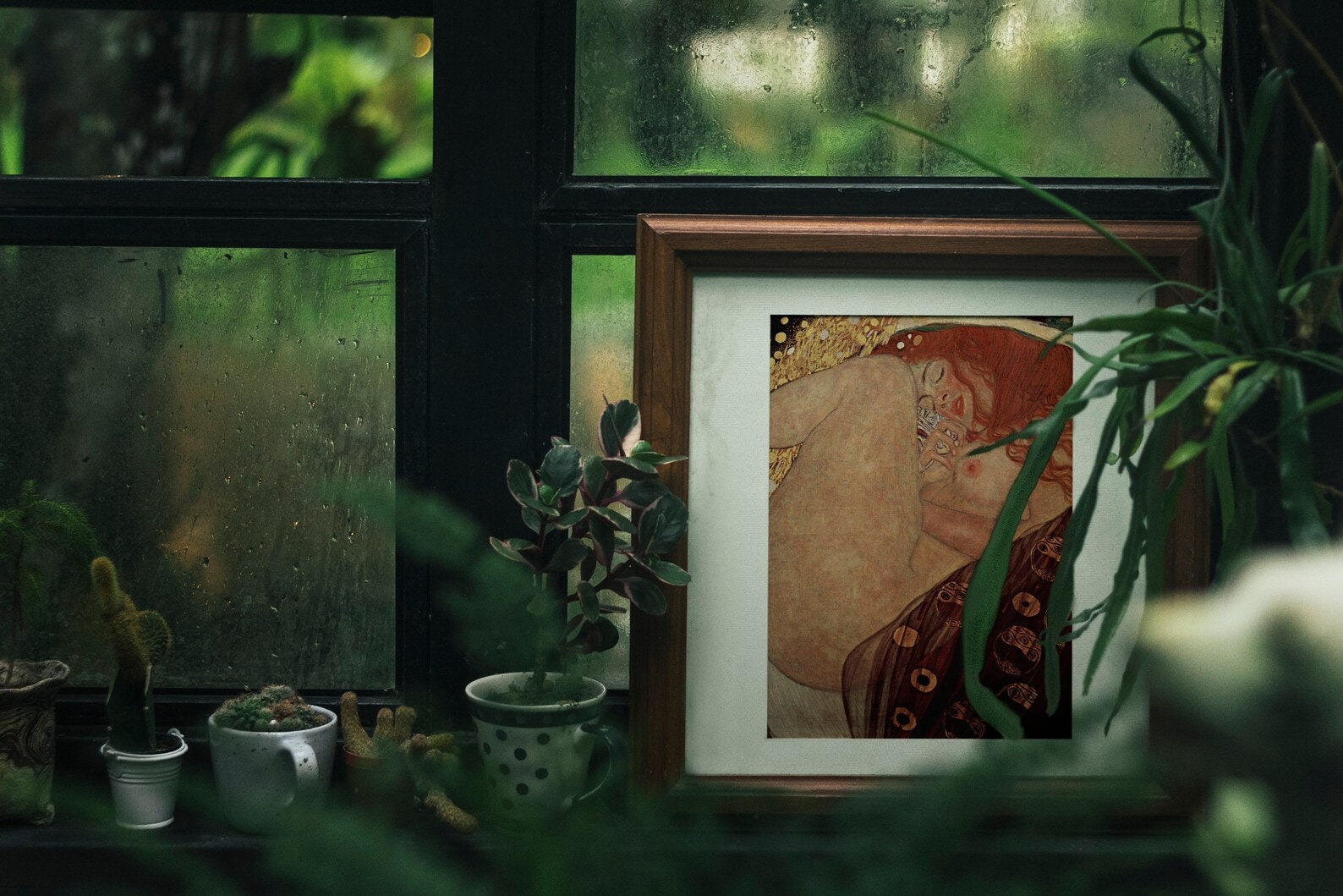 GUSTAV KLIMT Danae (1908), Art nouveau print on canvas, large wall art, famous art Klimt poster, Klimt painting, gift for him, reproduction FOSHE ART