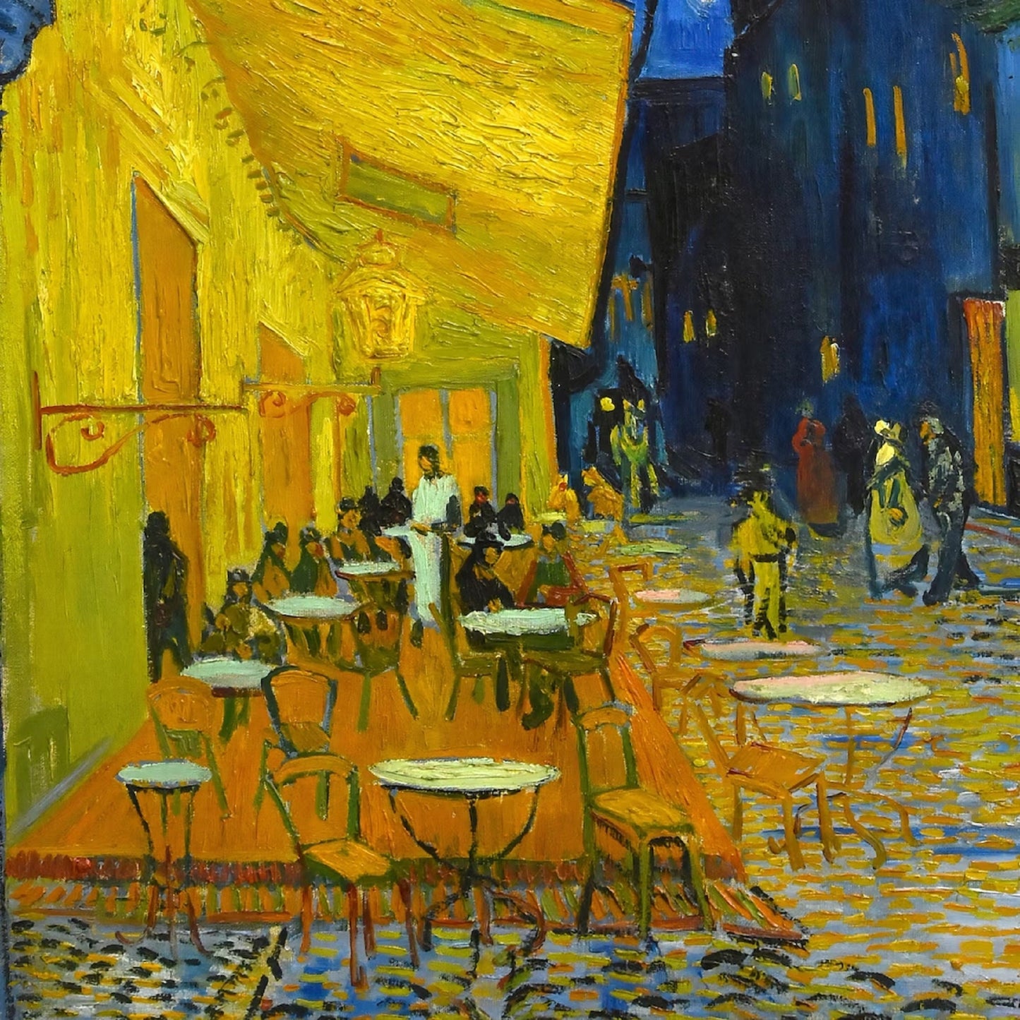 VAN GOGH, Café Terrace at Night  Art Prints, Vintage Art, Van Gogh Print, The Starry Night Canvas, Vintage Art, Starry Night Decor, Wall Art FOSHE ART