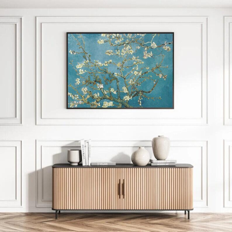 Vincent van Gogh – Almond Blossom Giclee Fine Art Print Giclee Paper / Canvas Prints, Poster or 3D Hand Finished Premium Print FOSHE ART
