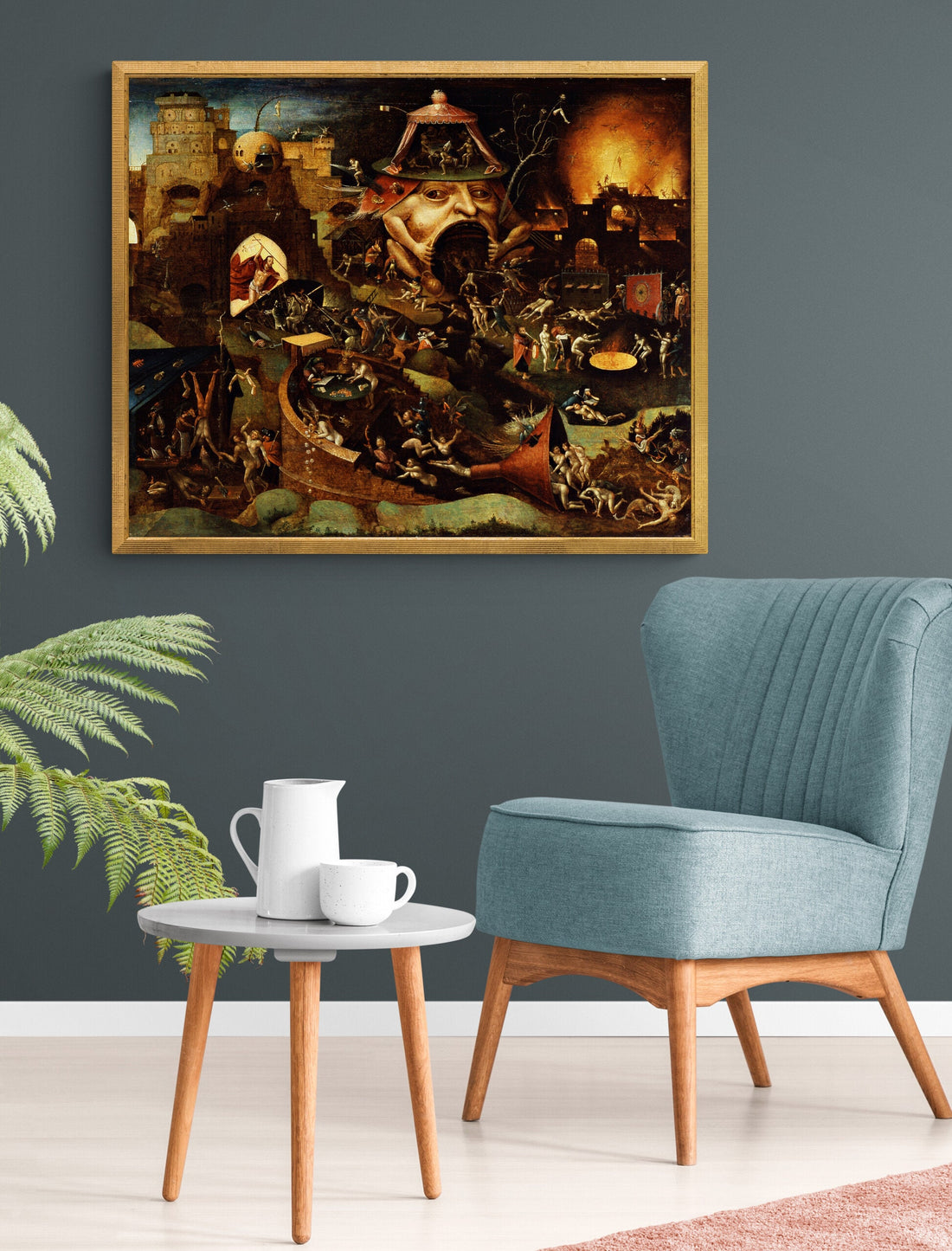 Hieronymus Bosch, Christ in Limbo ,Heavyweight paper / real art canvas, Print on canvas or paper, original large art, FOSHE ART