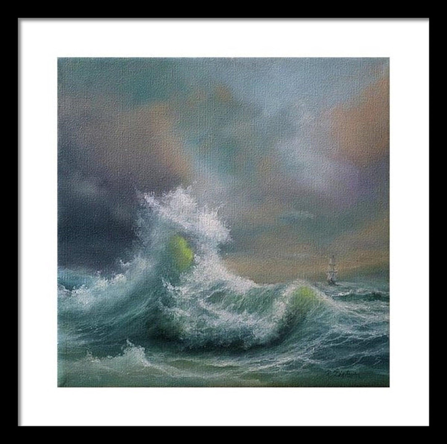 WHITE WAVE Foshe ART